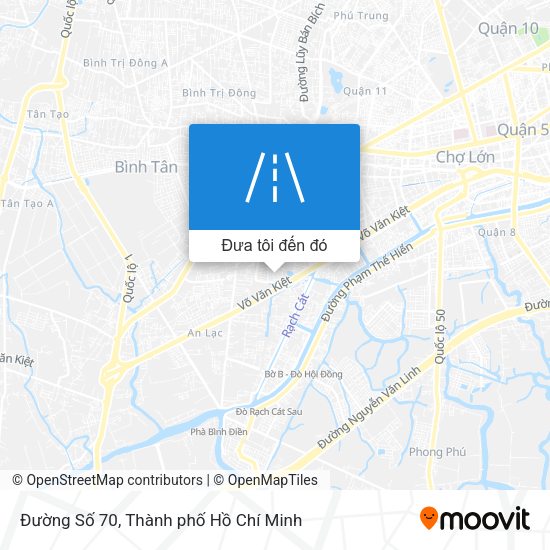 Bản đồ Đường Số 70