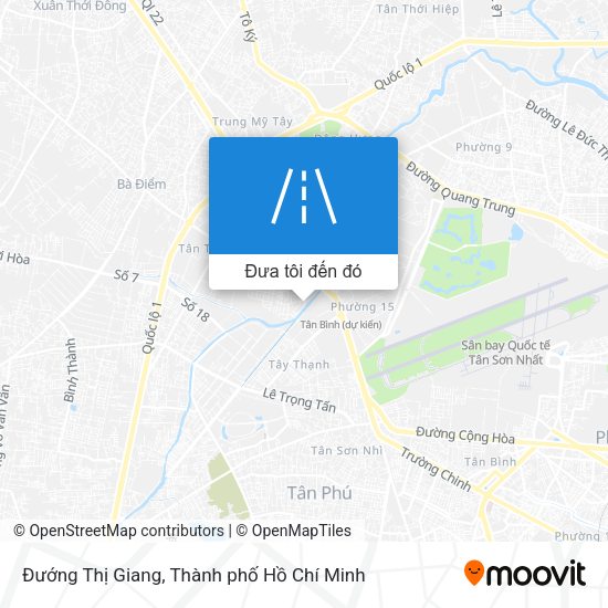 Bản đồ Đướng Thị Giang
