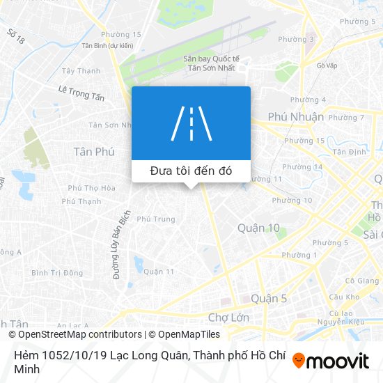 Bản đồ Hẻm 1052/10/19 Lạc Long Quân