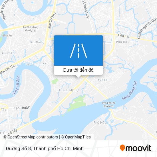 Bản đồ Đường Số 8