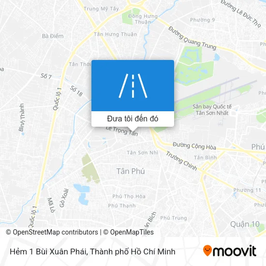 Bản đồ Hẻm 1 Bùi Xuân Phái