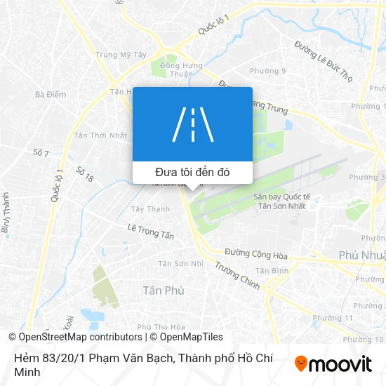 Bản đồ Hẻm 83/20/1 Phạm Văn Bạch