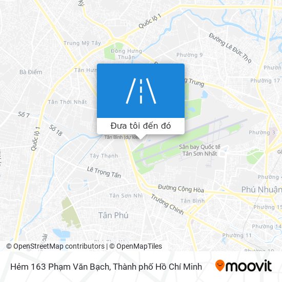 Bản đồ Hẻm 163 Phạm Văn Bạch