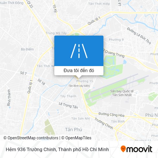 Bản đồ Hẻm 936 Trường Chinh