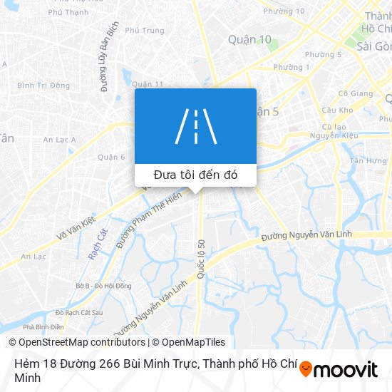 Bản đồ Hẻm 18 Đường 266 Bùi Minh Trực
