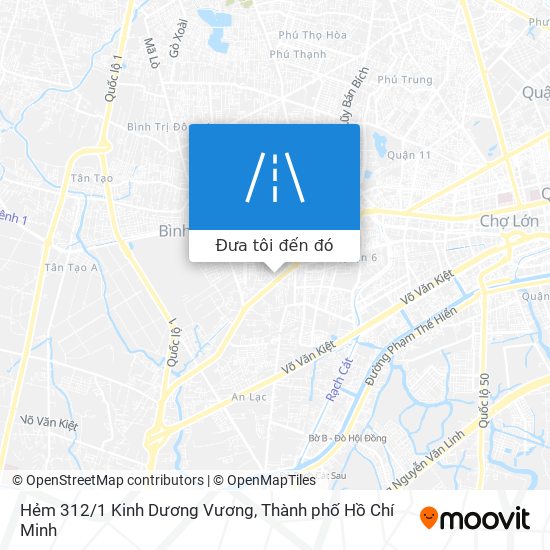 Bản đồ Hẻm 312/1 Kinh Dương Vương