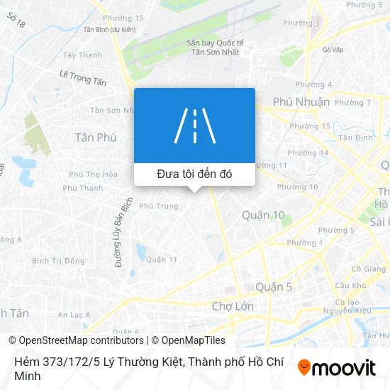 Bản đồ Hẻm 373/172/5 Lý Thường Kiệt