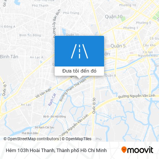 Bản đồ Hẻm 103h Hoài Thanh