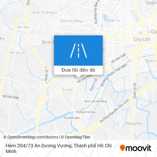 Bản đồ Hẻm 204/73 An Dương Vương