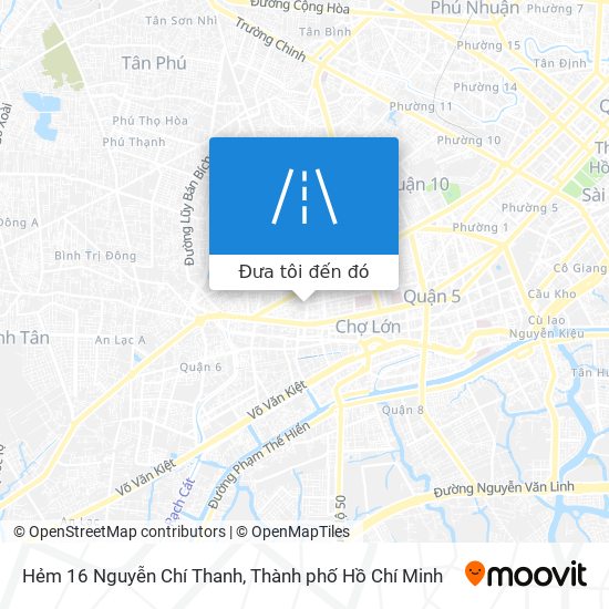 Bản đồ Hẻm 16 Nguyễn Chí Thanh