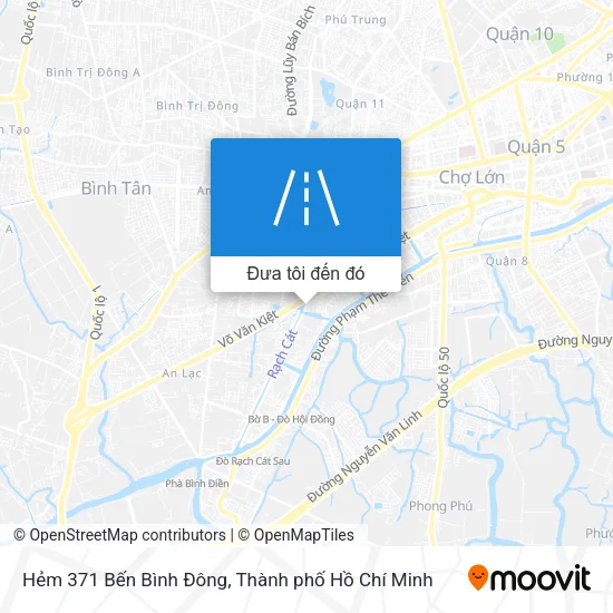 Bản đồ Hẻm 371 Bến Bình Đông