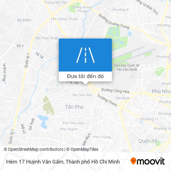 Bản đồ Hẻm 17 Huỳnh Văn Gấm