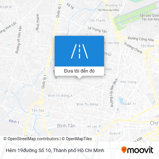 Bản đồ Hẻm 19đường Số 10