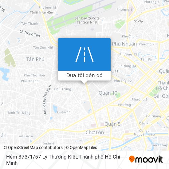 Bản đồ Hẻm 373/1/57 Lý Thường Kiệt
