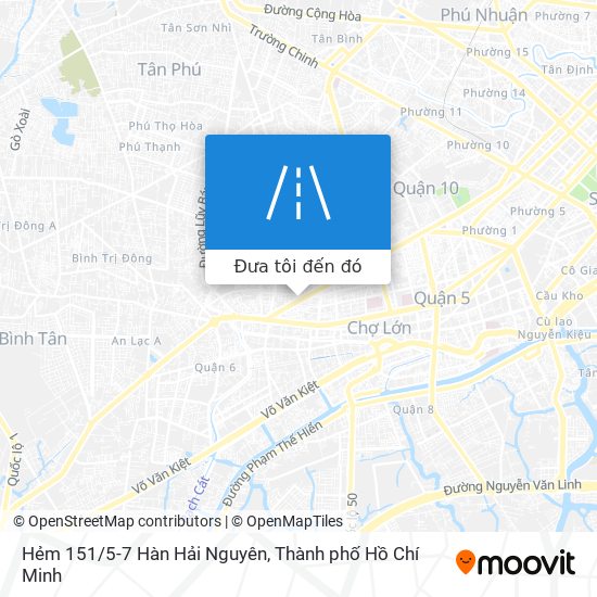 Bản đồ Hẻm 151/5-7 Hàn Hải Nguyên