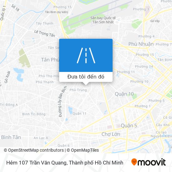 Bản đồ Hẻm 107 Trần Văn Quang