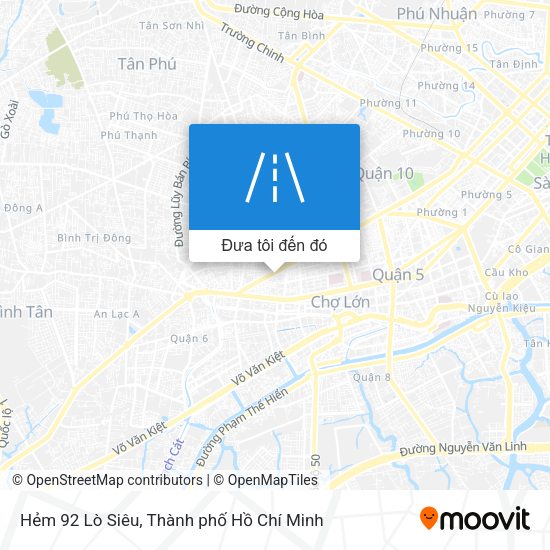Bản đồ Hẻm 92 Lò Siêu