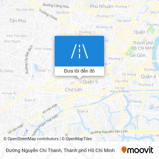 Bản đồ Đường Nguyễn Chí Thanh