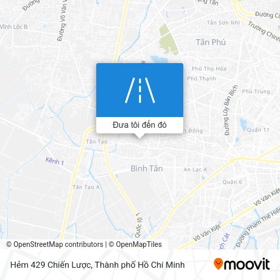 Bản đồ Hẻm 429 Chiến Lược