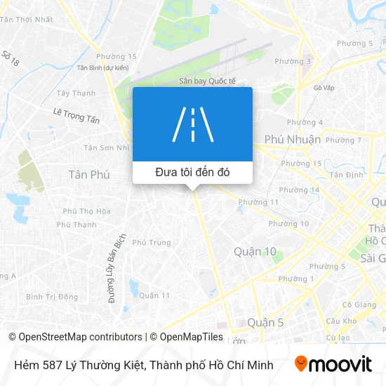 Bản đồ Hẻm 587 Lý Thường Kiệt