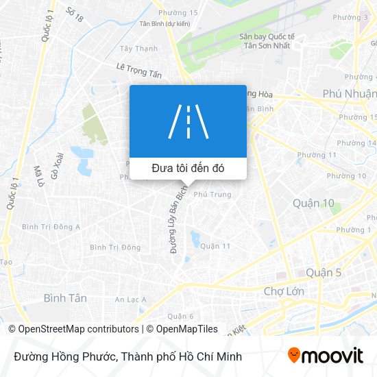 Bản đồ Đường Hồng Phước