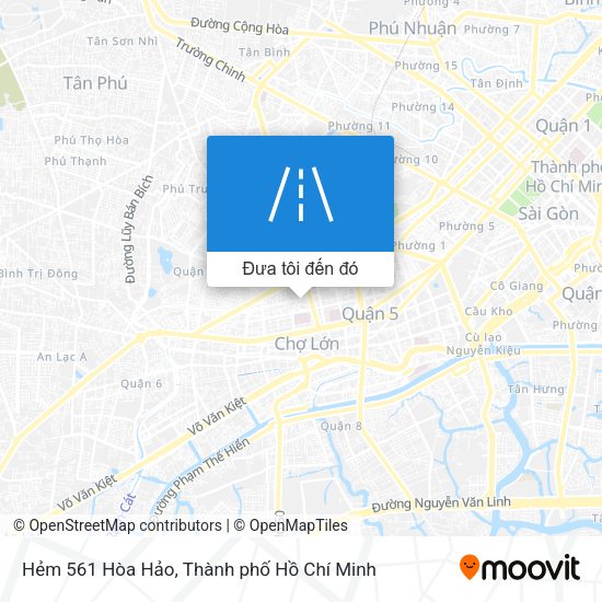 Bản đồ Hẻm 561 Hòa Hảo