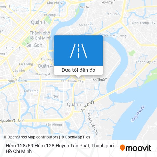 Bản đồ Hẻm 128 / 59 Hẻm 128 Huỳnh Tấn Phát