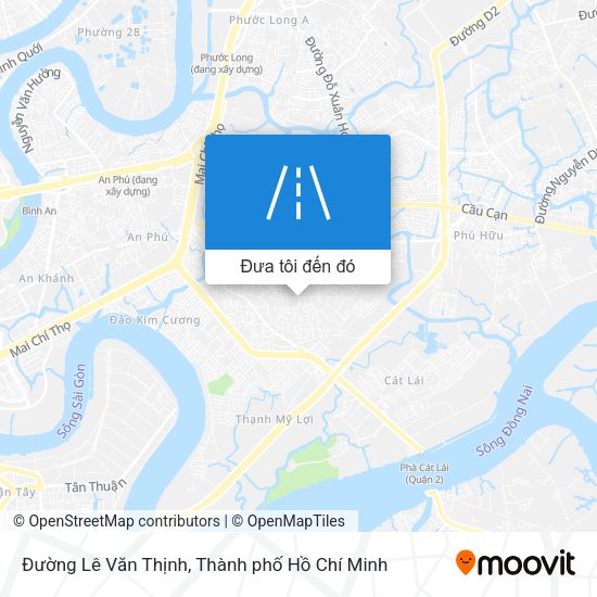 Bản đồ Đường Lê Văn Thịnh