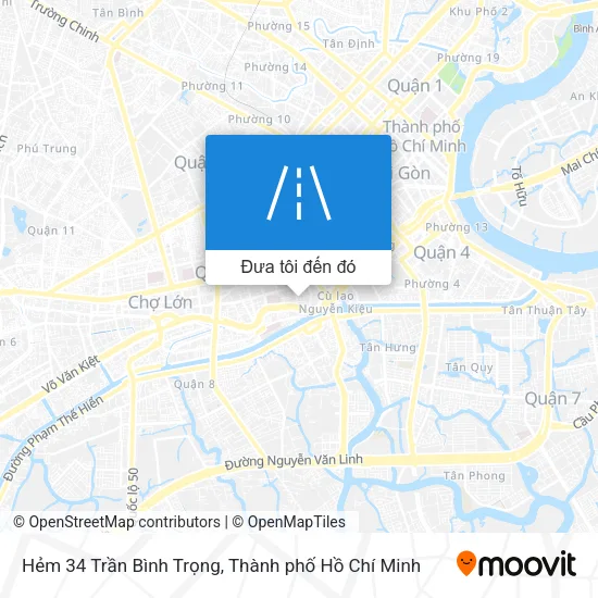 Bản đồ Hẻm 34 Trần Bình Trọng