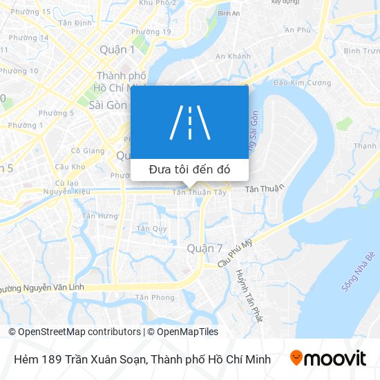 Bản đồ Hẻm 189 Trần Xuân Soạn