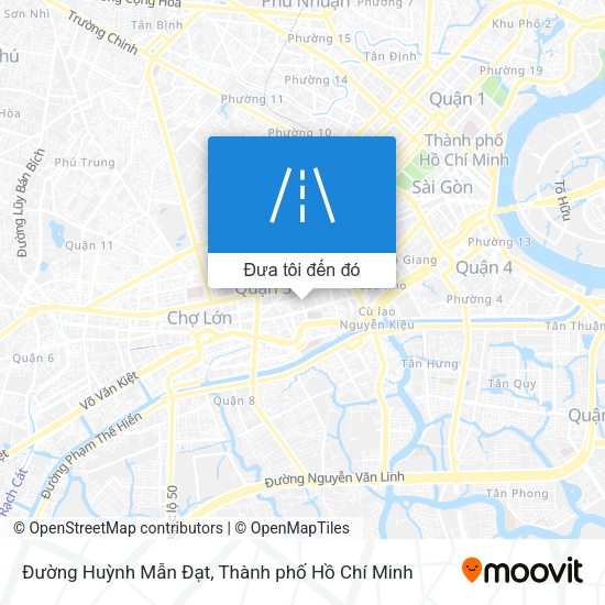 Bản đồ Đường Huỳnh Mẫn Đạt