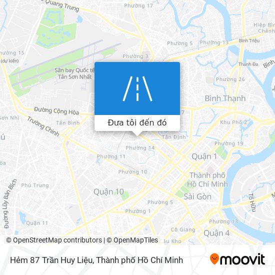 Bản đồ Hẻm 87 Trần Huy Liệu