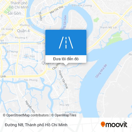 Bản đồ Đường N8