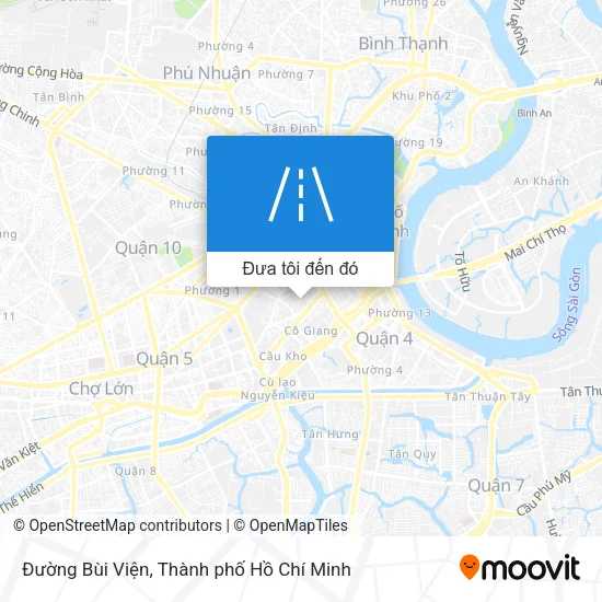 Bản đồ Đường Bùi Viện