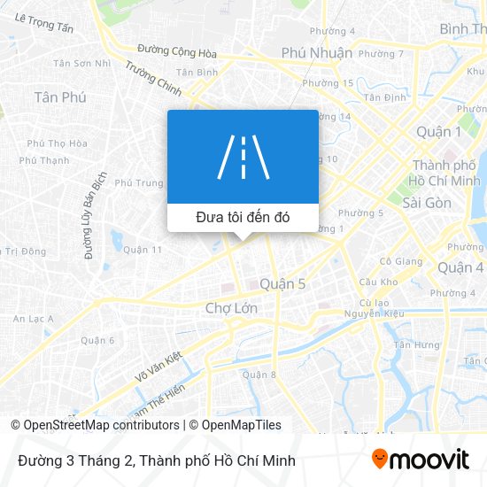 Bản đồ Đường 3 Tháng 2