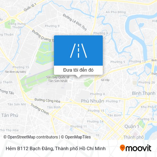 Bản đồ Hẻm B112 Bạch Đằng