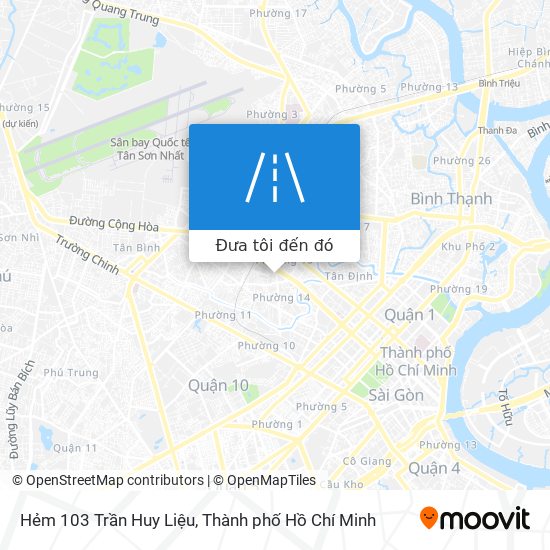 Bản đồ Hẻm 103 Trần Huy Liệu