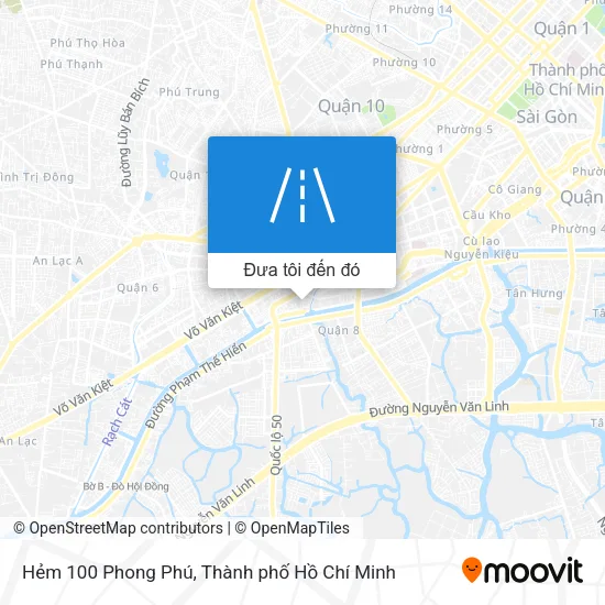 Bản đồ Hẻm 100 Phong Phú