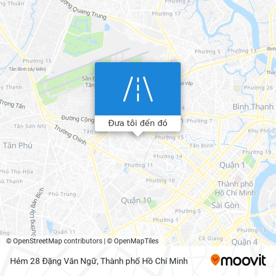 Bản đồ Hẻm 28 Đặng Văn Ngữ