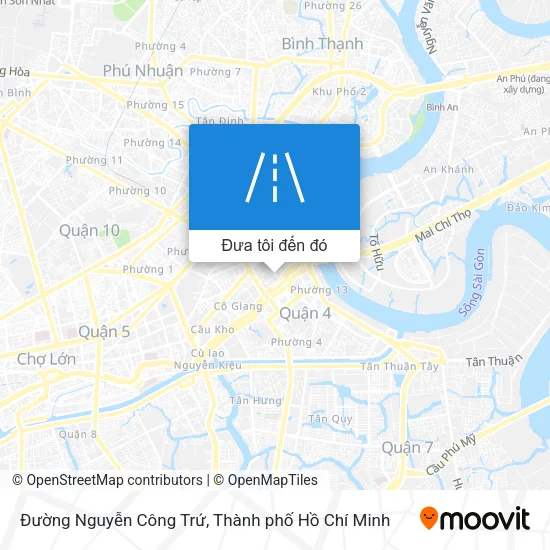 Bản đồ Đường Nguyễn Công Trứ