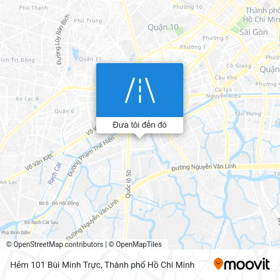 Bản đồ Hẻm 101 Bùi Minh Trực