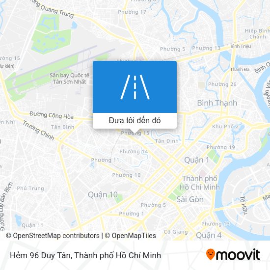 Bản đồ Hẻm 96 Duy Tân