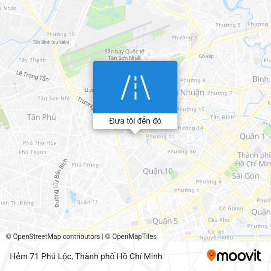 Bản đồ Hẻm 71 Phú Lộc