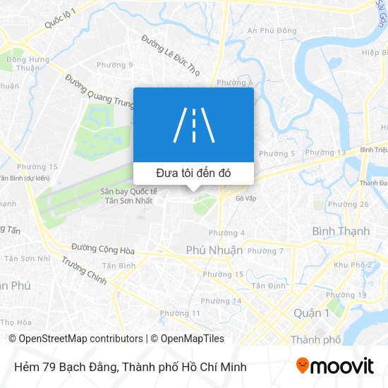 Bản đồ Hẻm 79 Bạch Đằng
