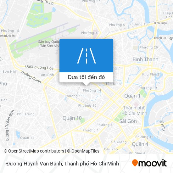 Bản đồ Đường Huỳnh Văn Bánh