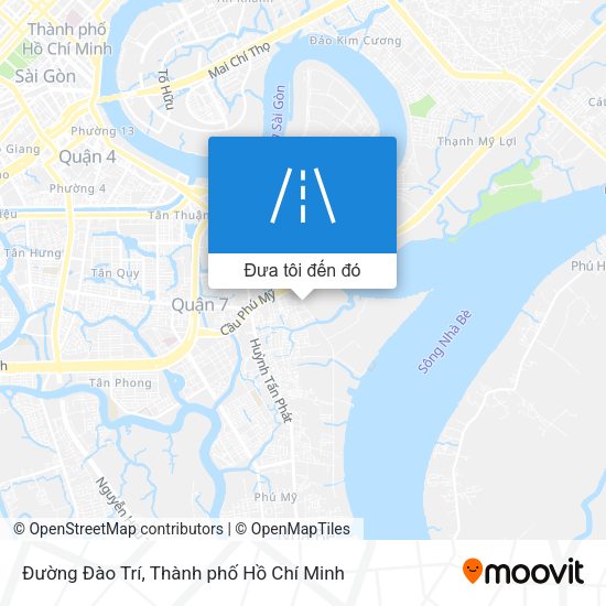 Bản đồ Đường Đào Trí