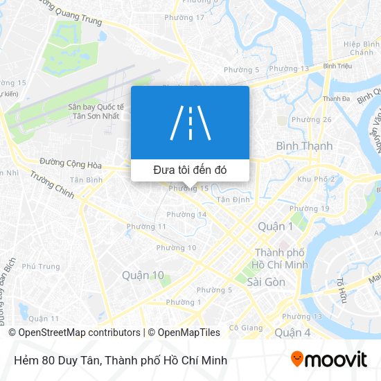 Bản đồ Hẻm 80 Duy Tân