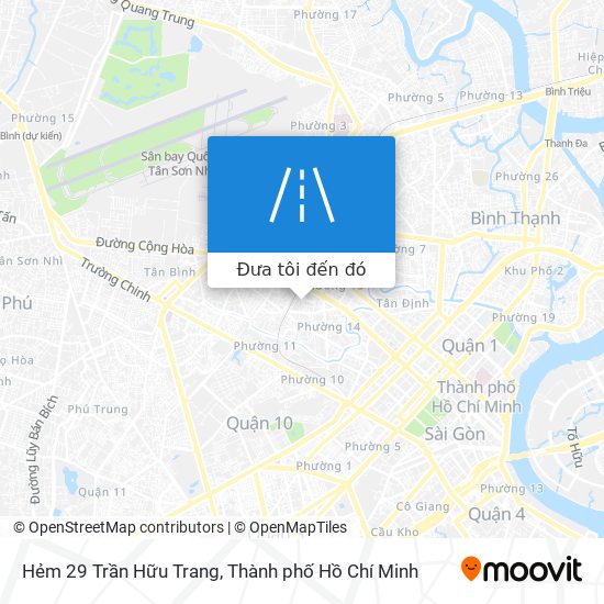 Bản đồ Hẻm 29 Trần Hữu Trang