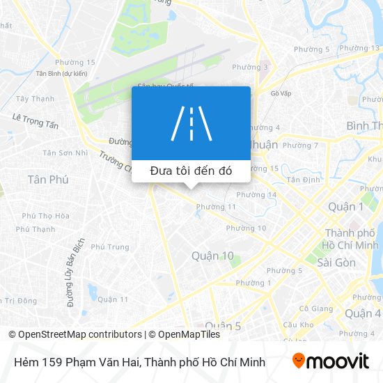 Bản đồ Hẻm 159 Phạm Văn Hai