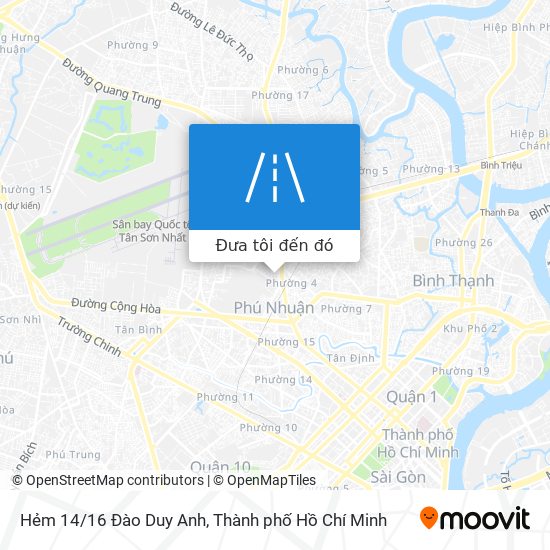 Bản đồ Hẻm 14/16 Đào Duy Anh